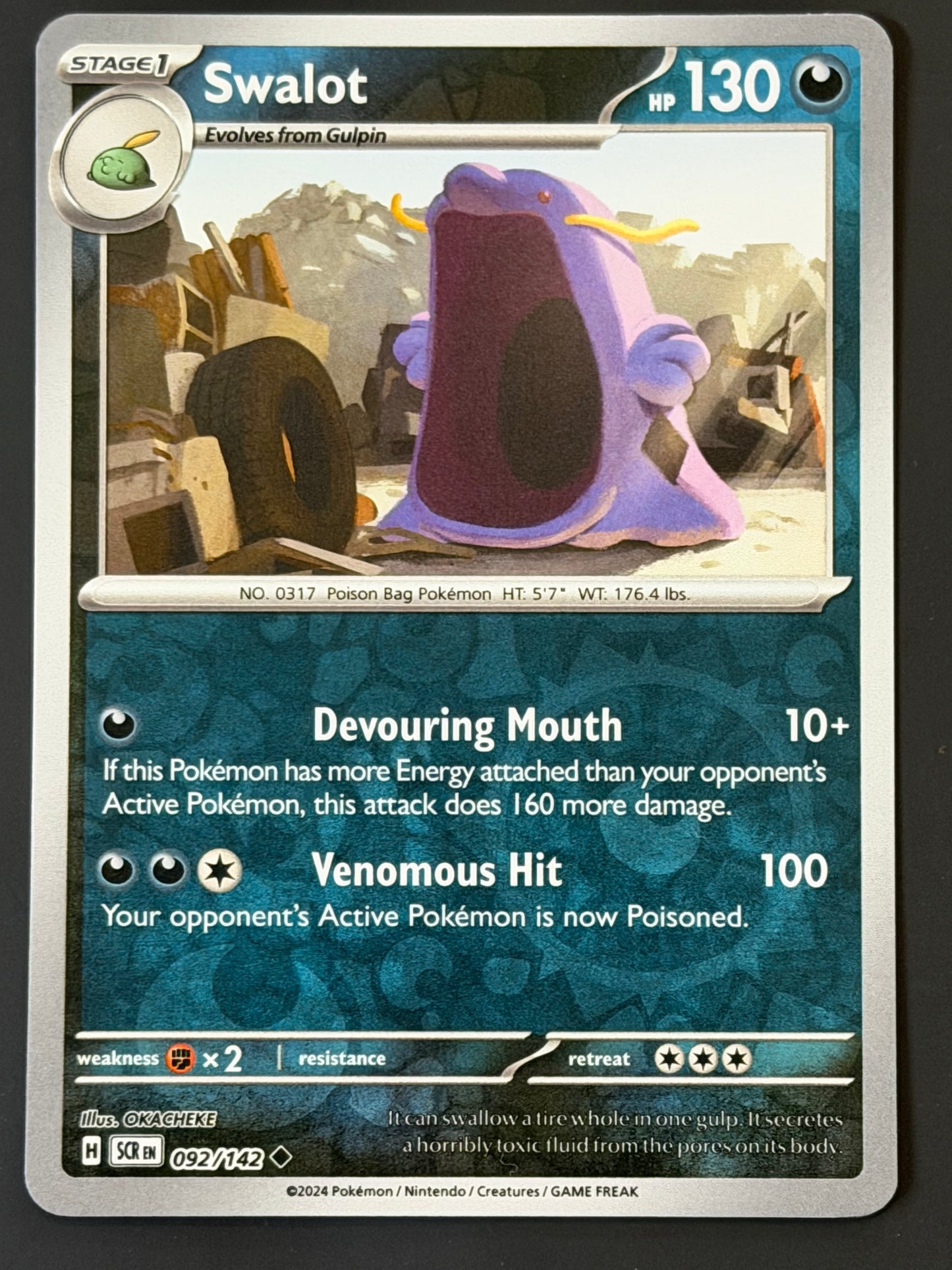 092/142 Swalot - Pokémon Stellar Crown Uncommon Reverse