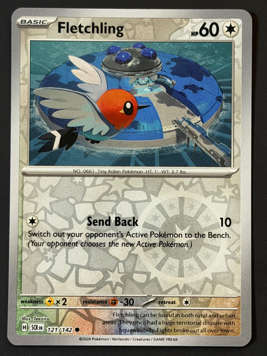 121/142 Fletchling - Pokémon Stellar Crown Common Reverse
