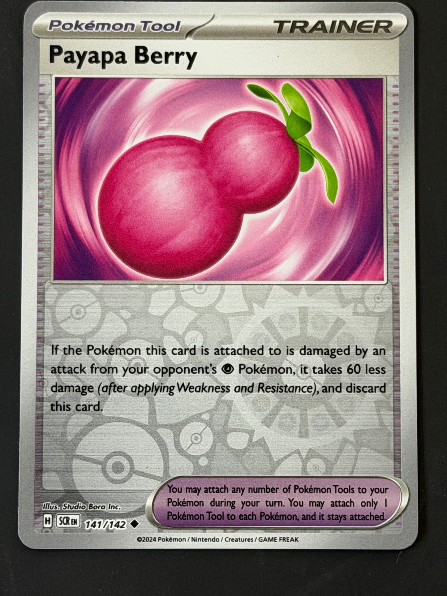 141/142 Payapa Berry - Pokémon Stellar Crown Uncommon Reverse