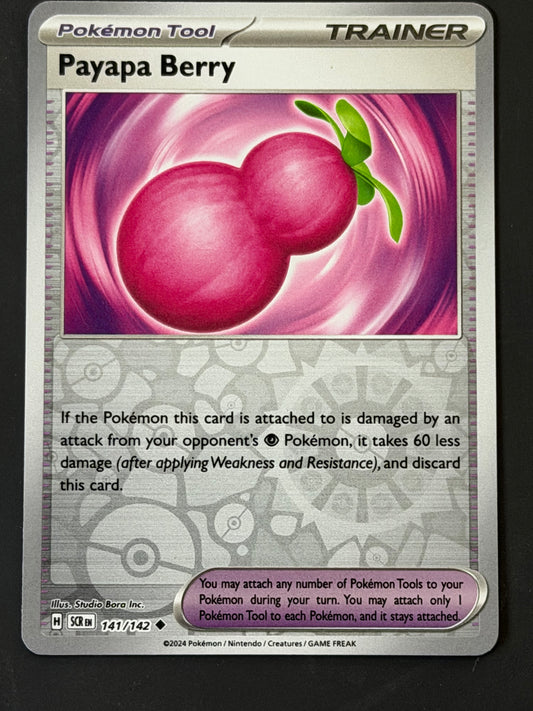 141/142 Payapa Berry - Pokémon Stellar Crown Uncommon Reverse