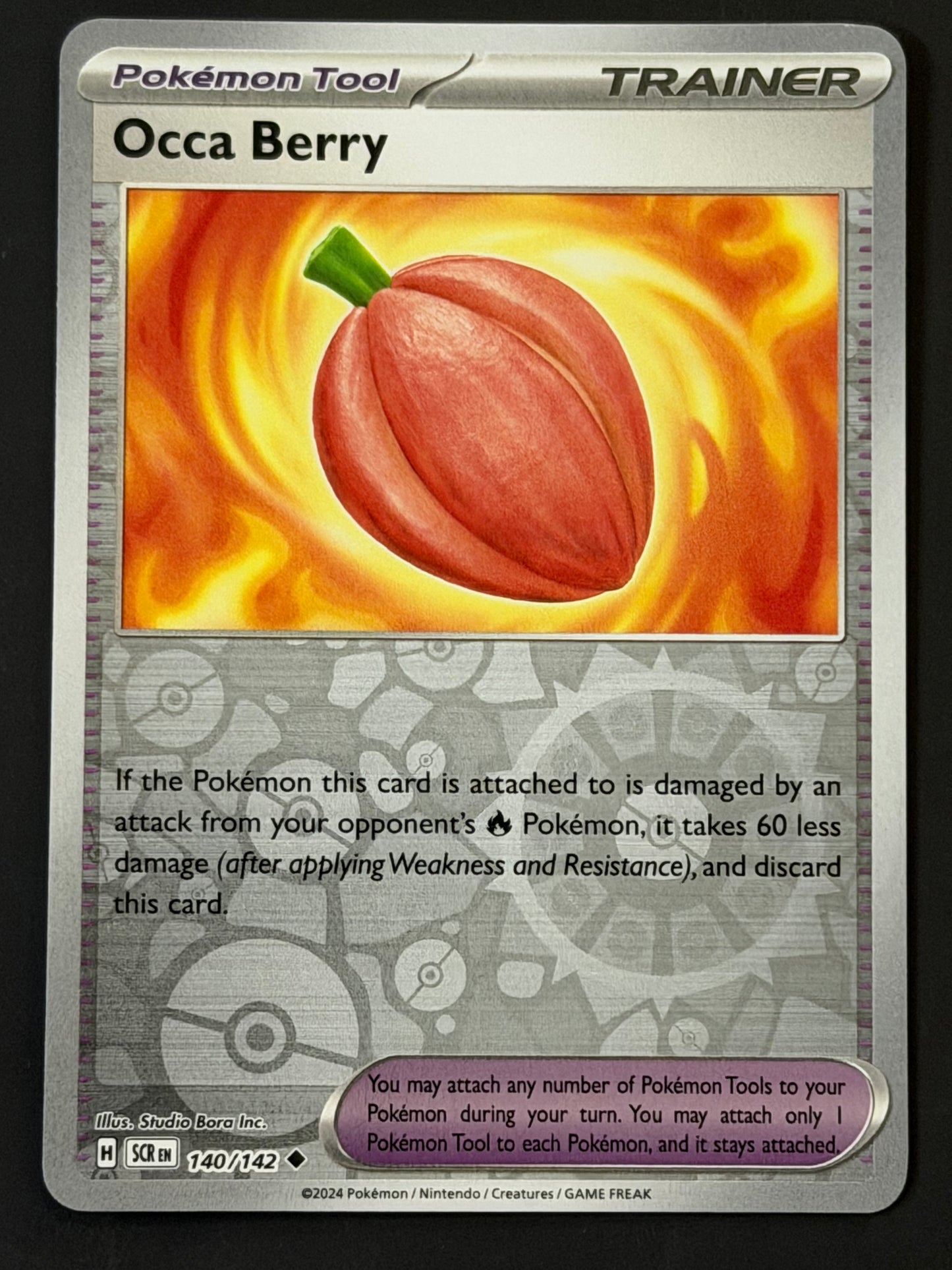 140/142 Occa Berry - Pokémon Stellar Crown Uncommon Reverse