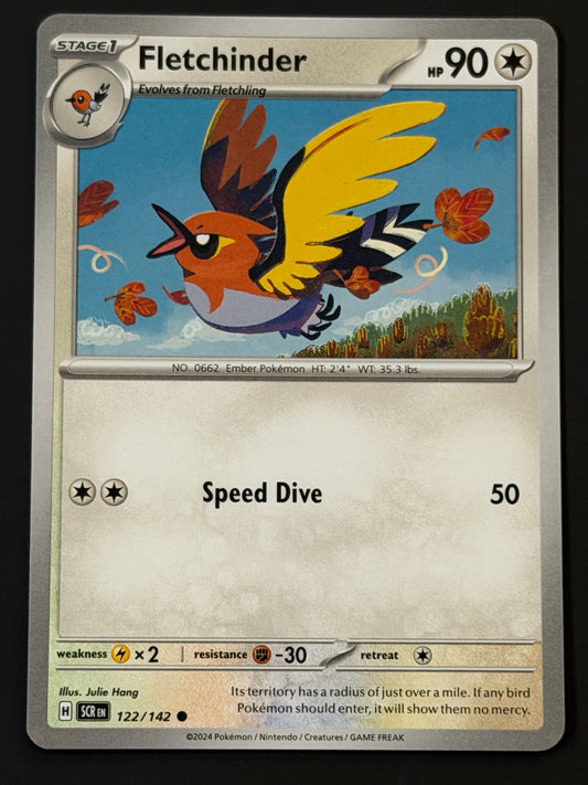 122/142 Fletchinder - Pokémon Stellar Crown Common