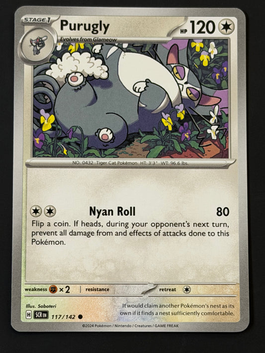 117/142 Purugly - Pokémon Stellar Crown Common