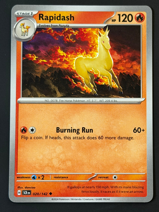 020/142 Rapidash - Pokémon Stellar Crown Uncommon