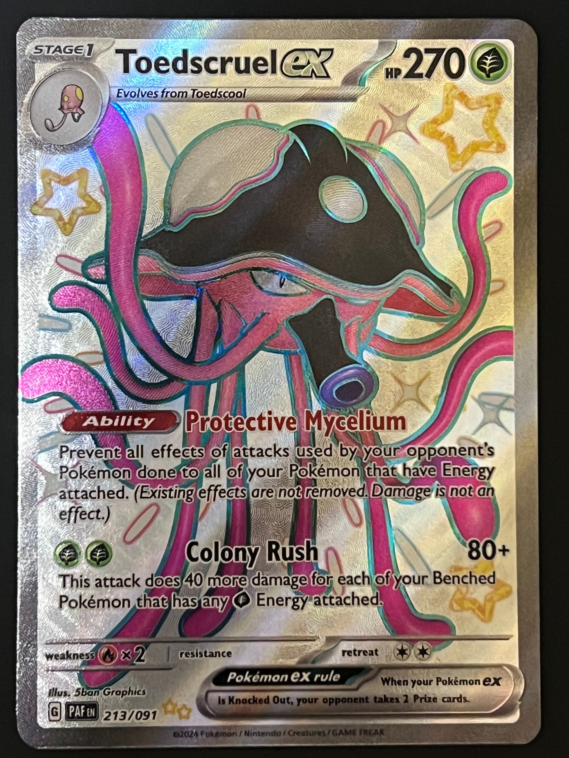 213/091 Toedscruel Ex - Pokmon Paldean Fates Ultra Rare Jarvvos 213/091 Toedscruel Ex - Pokmon Paldean Fates Ultra Rare Jarvvos
