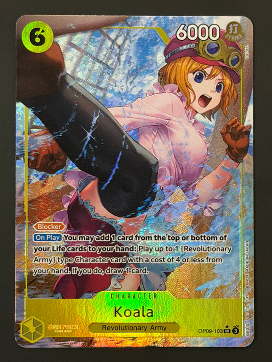 OP09-103 Koala - Emperors in the New World Super Rare Alt Art