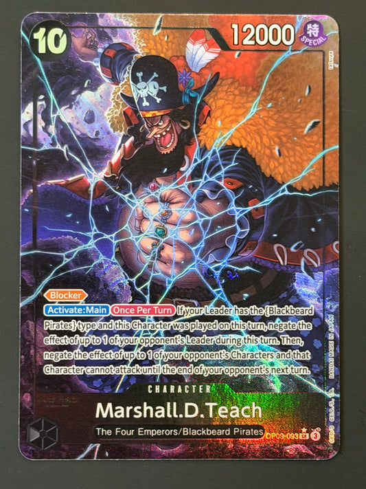 OP09-093 Marshall.D.Teach - Emperors in the New World Super Rare Alt Art