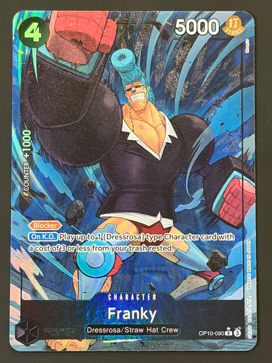 OP10-090 Franky - One Piece Royal Blood Rare Alt Art