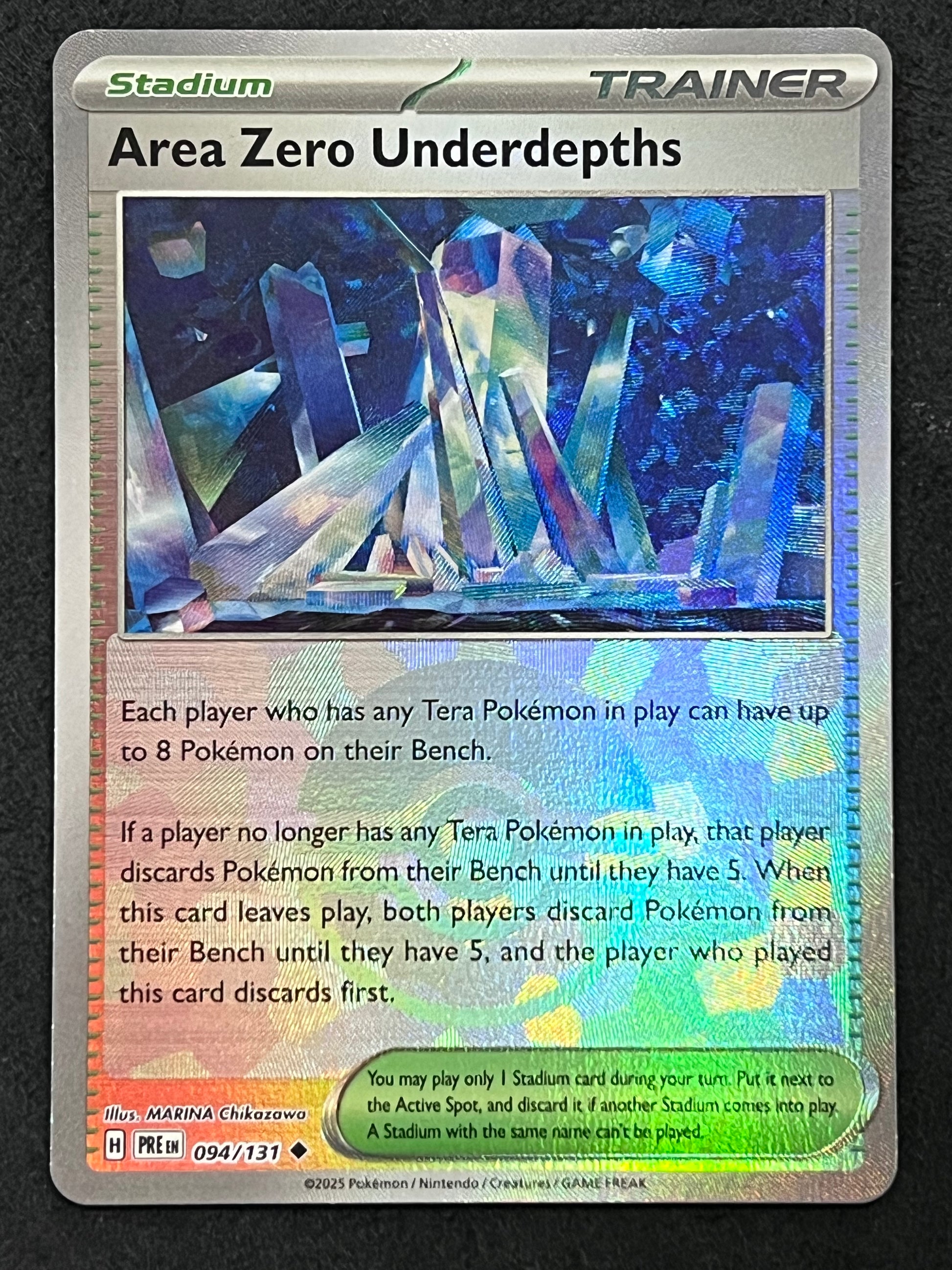 094/131 Area Zero Underdepths - Pokmon Prismatic Evolutions Uncommon Jarvvos 094/131 Area Zero Underdepths - Pokmon Prismatic Evolutions Uncommon Jarvvos