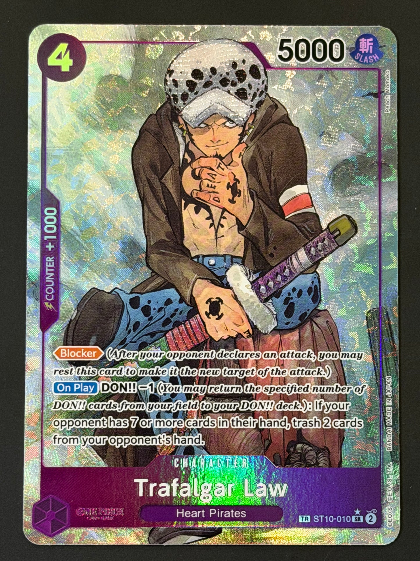 ST10-010 Trafalgar Law - One Piece 500 Years into the Future Treasure Rare