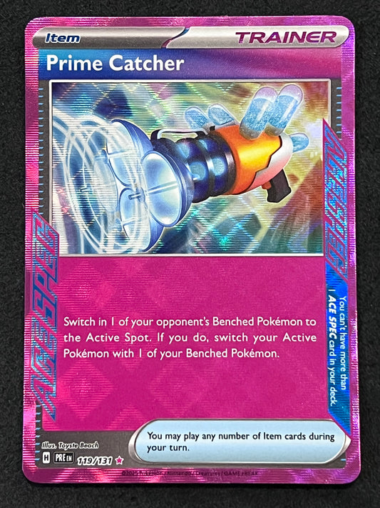 119/131 Prime Catcher - Pokémon Prismatic Evolutions Ace Spec