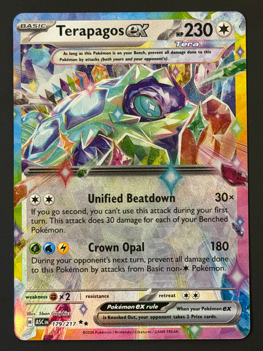 179/217 Terapagos ex - Pokémon Ascended Heroes Double Rare