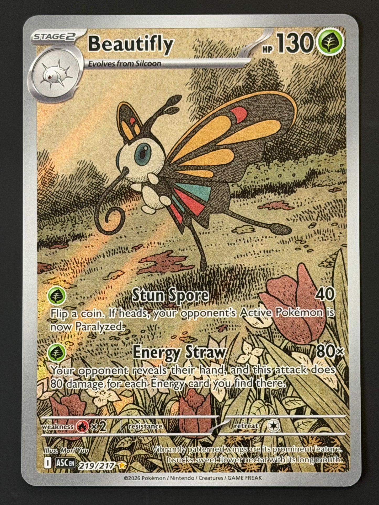 219/217 Beautifly - Pokémon Ascended Heroes Illustration Rare