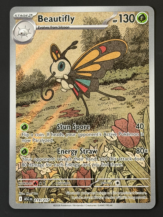 219/217 Beautifly - Pokémon Ascended Heroes Illustration Rare