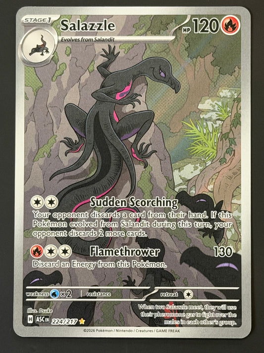 224/217 Salazzle - Pokémon Ascended Heroes Illustration Rare