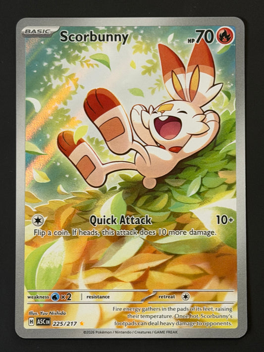 225/217 Scorbunny - Pokémon Ascended Heroes Illustration Rare