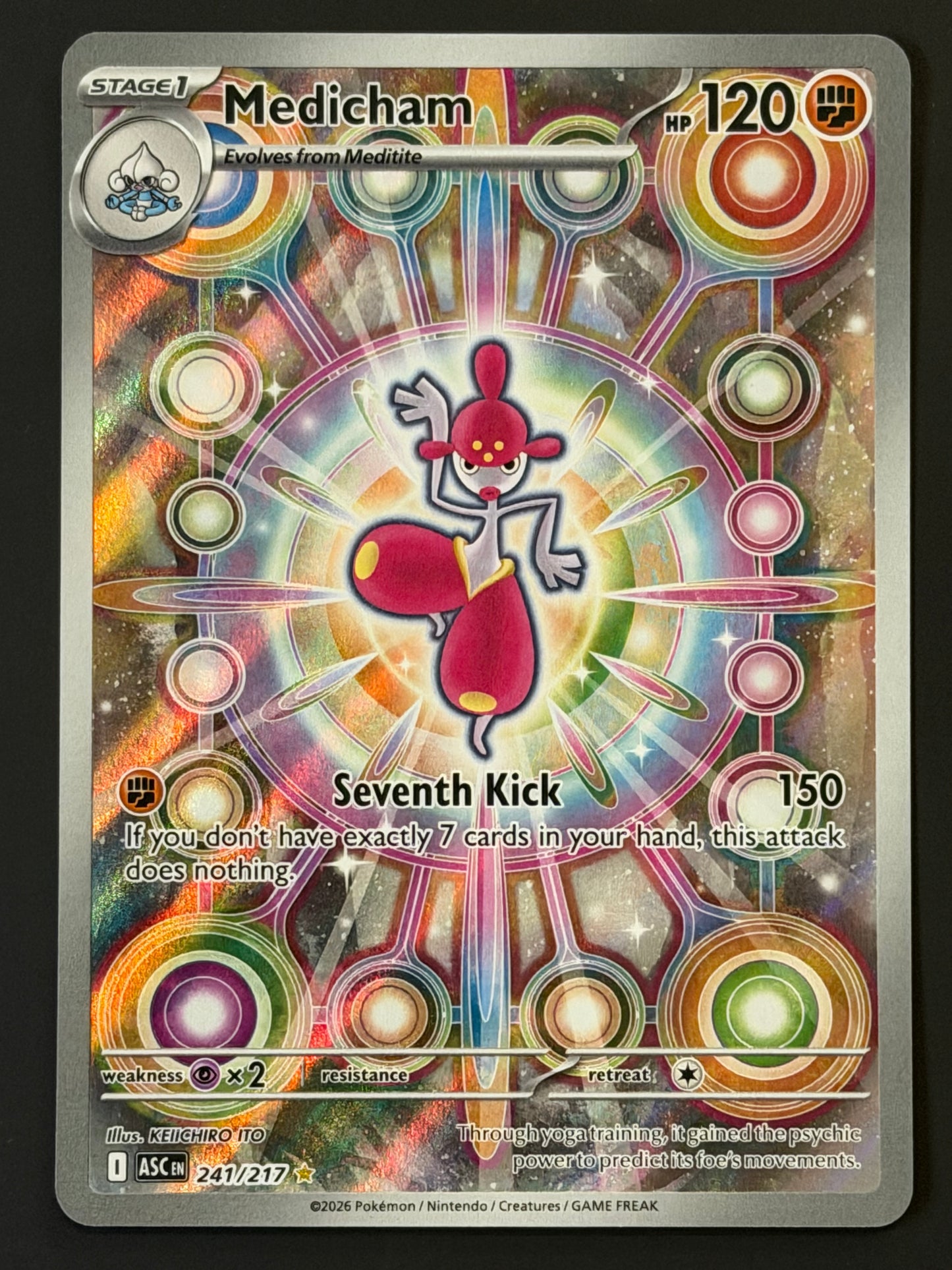 241/217 Medicham - Pokémon Ascended Heroes Illustration Rare