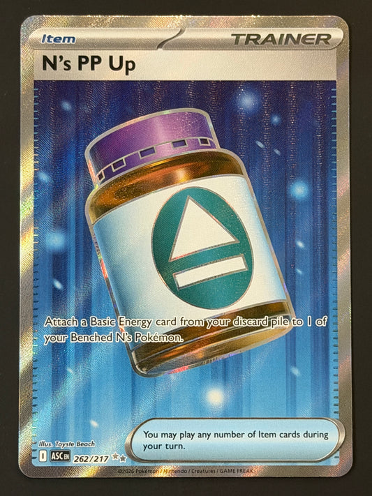 262/217 N’s PP Up - Pokémon Ascended Heroes Ultra Rare