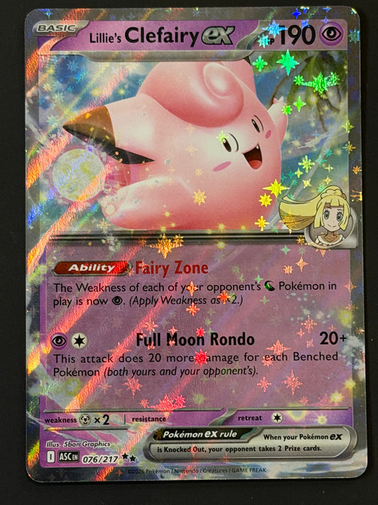 076/217 Lillie’s Clefairy ex - Pokémon Ascended Heroes Double Rare