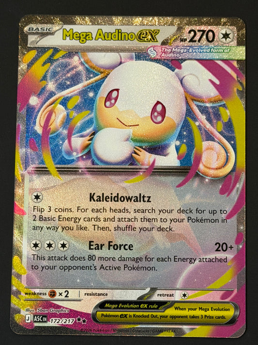 172/217 Mega Audino ex - Pokémon Ascended Heroes Double Rare