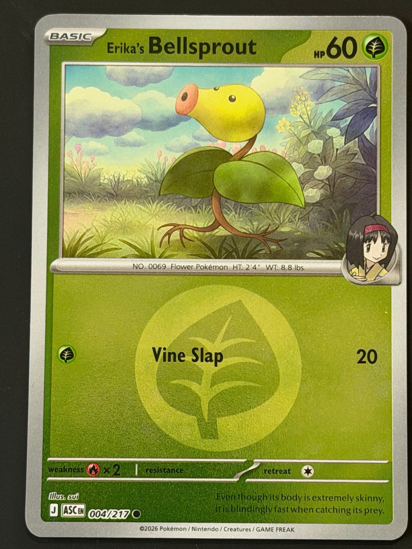 004/217 Erika’s Bellsprout - Pokémon Ascended Heroes Common Reverse
