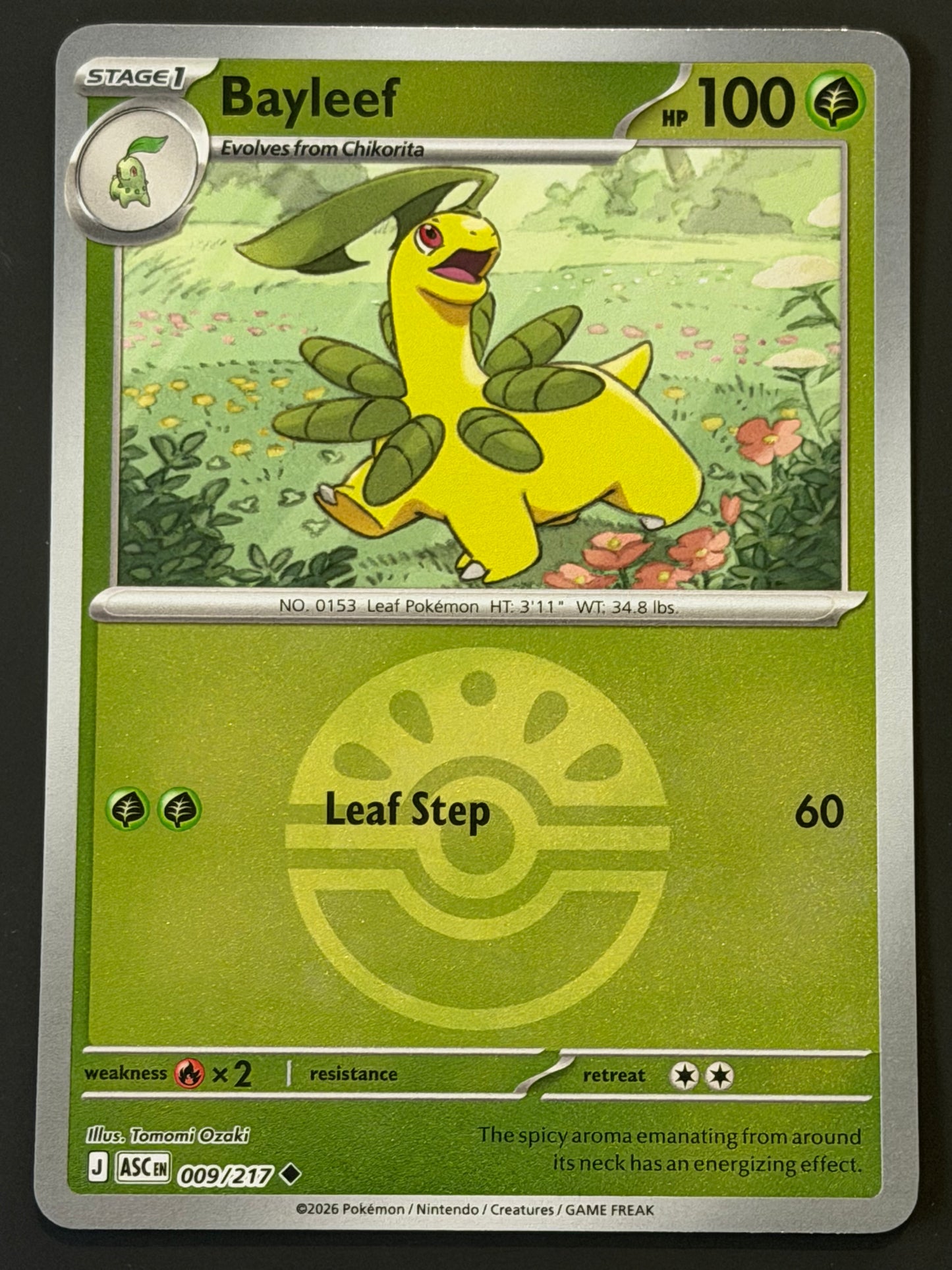 009/217 Bayleef - Pokémon Ascended Heroes Uncommon Reverse FRIENDBALL