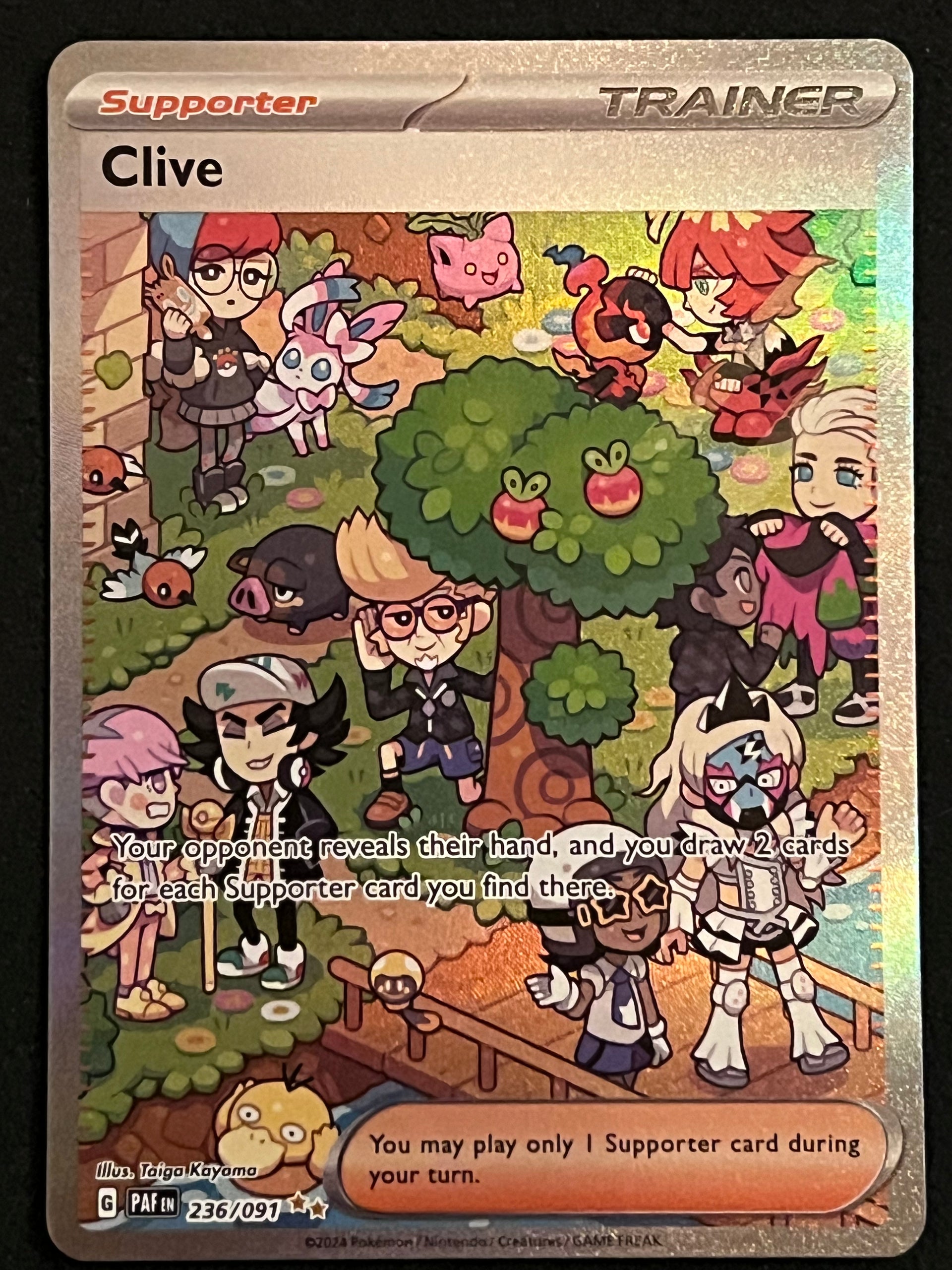 236/091 Clive - Pokmon Paldean Fates Special Illustration Rare Jarvvos 236/091 Clive - Pokmon Paldean Fates Special Illustration Rare Jarvvos