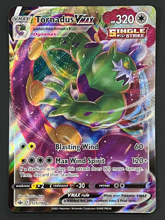 125/198 Tornadus VMax - Pokémon Chilling Reign Ultra Rare