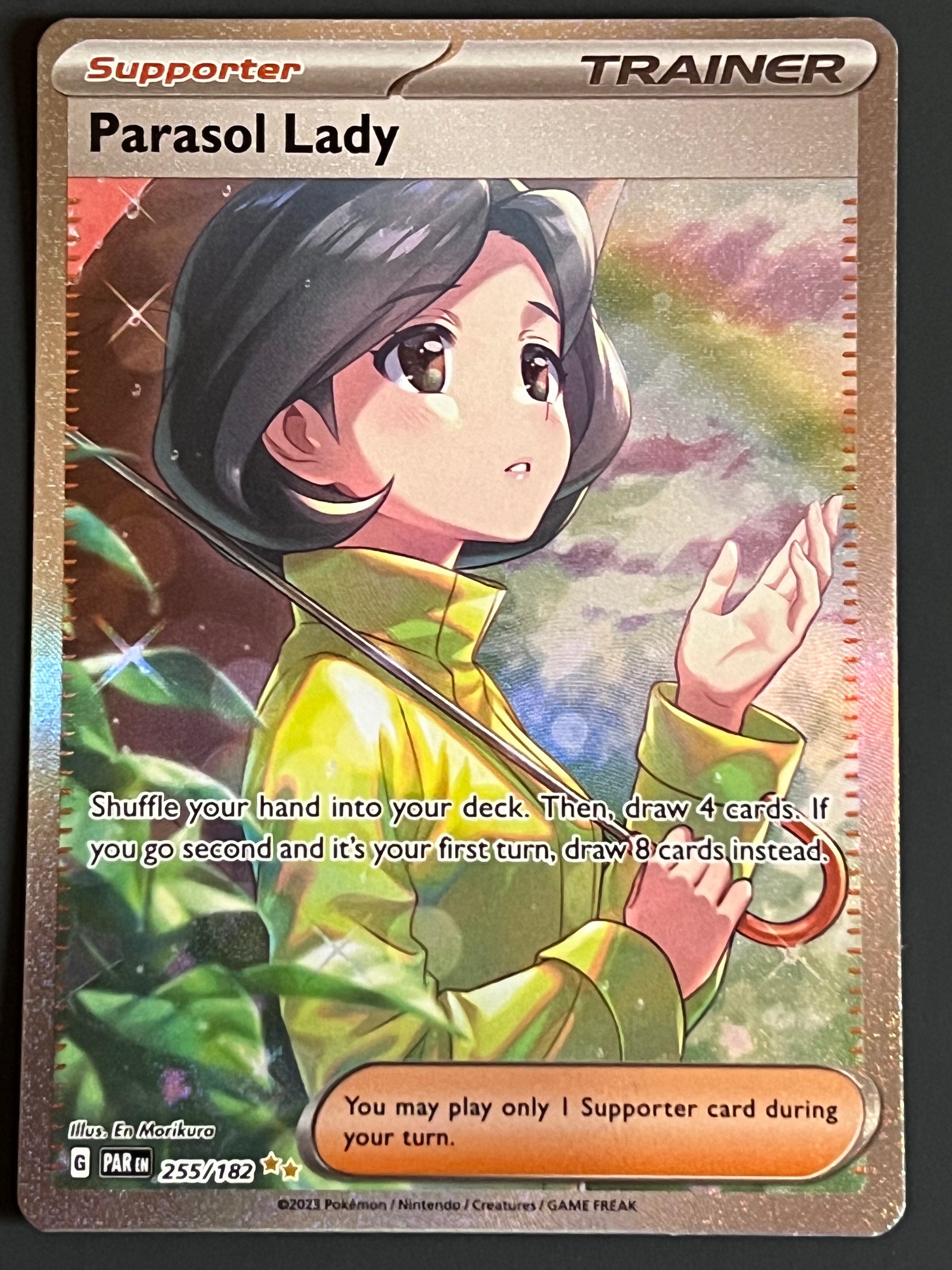 ポケモンカード PARASOL LADY SPECIAL ART RARE Pokémon TCG Parasol Lady 255/182 Special Illustration Art