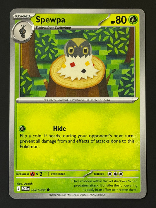 008/088 Spewpa - Pokémon Perfect Order Common