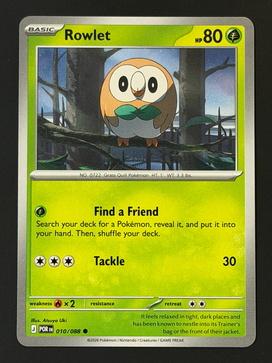 010/088 Rowlet - Pokémon Perfect Order Common
