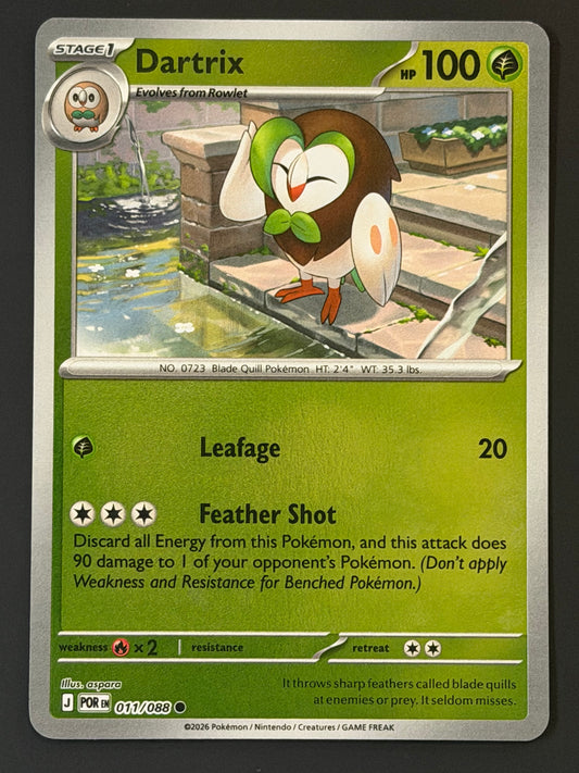 011/088 Dartrix - Pokémon Perfect Order Common Reverse