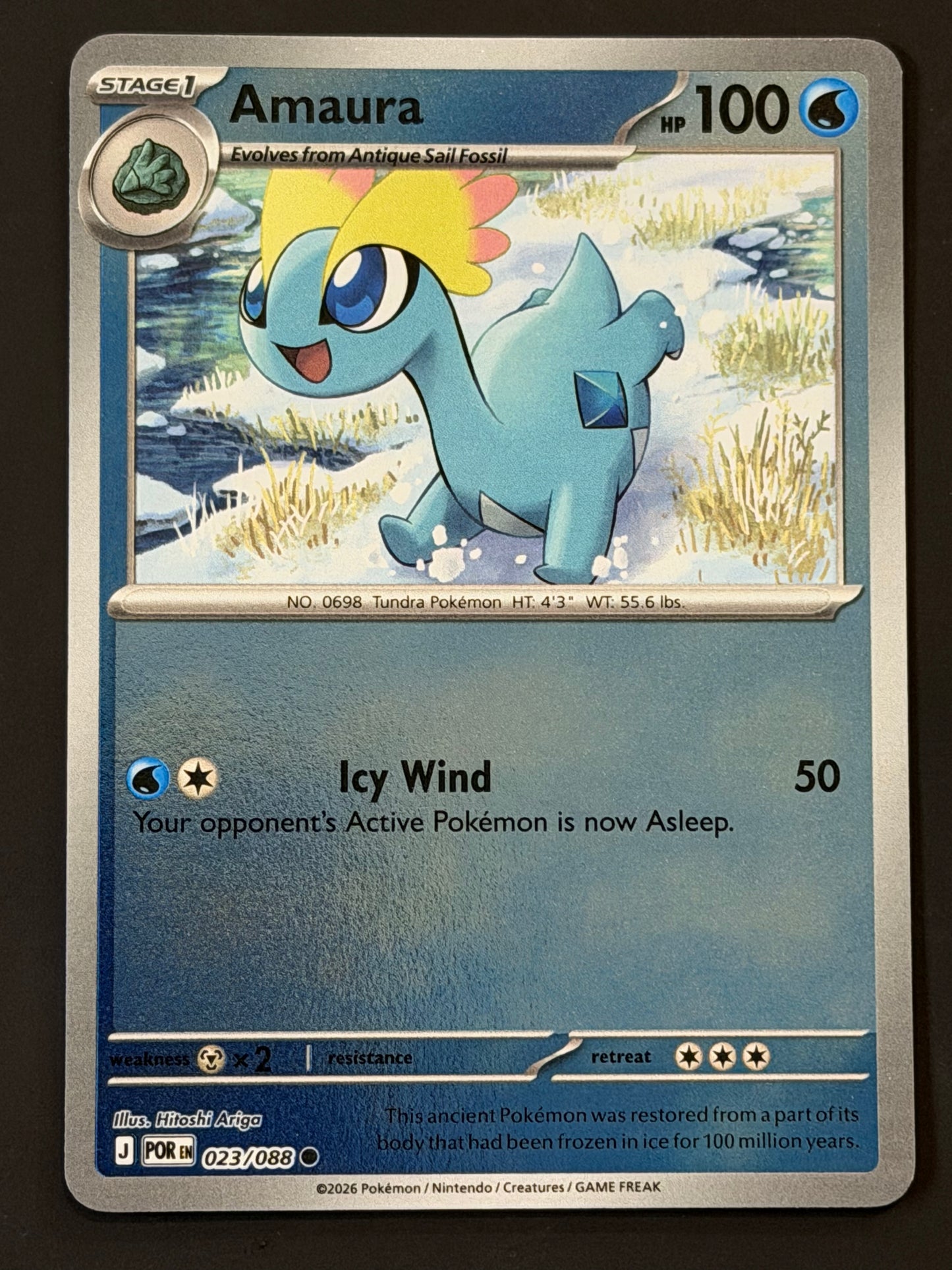 023/088 Amaura - Pokémon Perfect Order Common Reverse