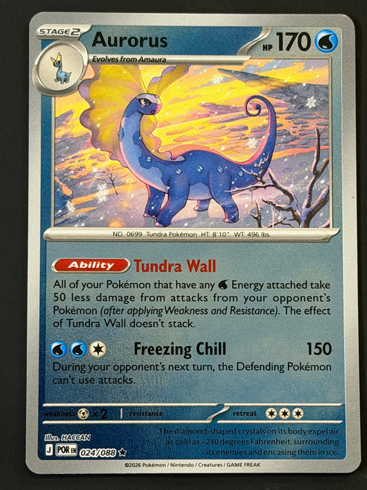 024/088 Aurorus - Pokémon Perfect Order Rare Reverse