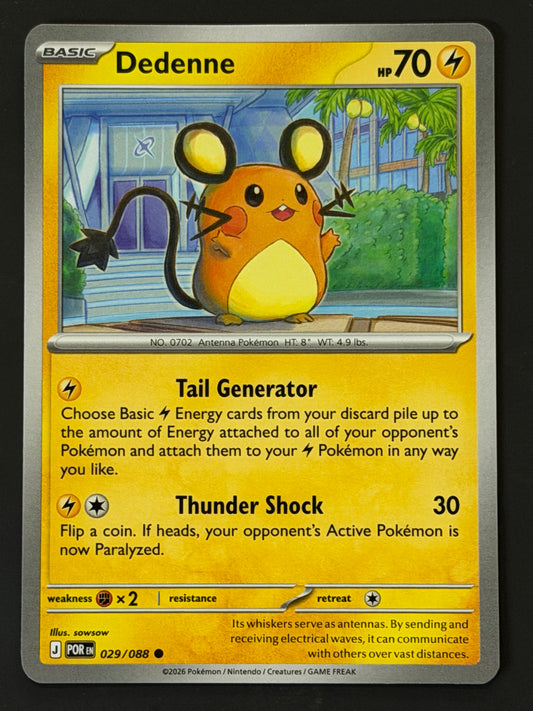 029/088 Dedenne - Pokémon Perfect Order Common