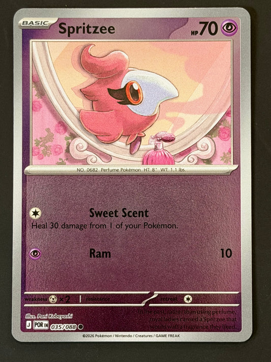 035/088 Spritzee - Pokémon Perfect Order Common Reverse