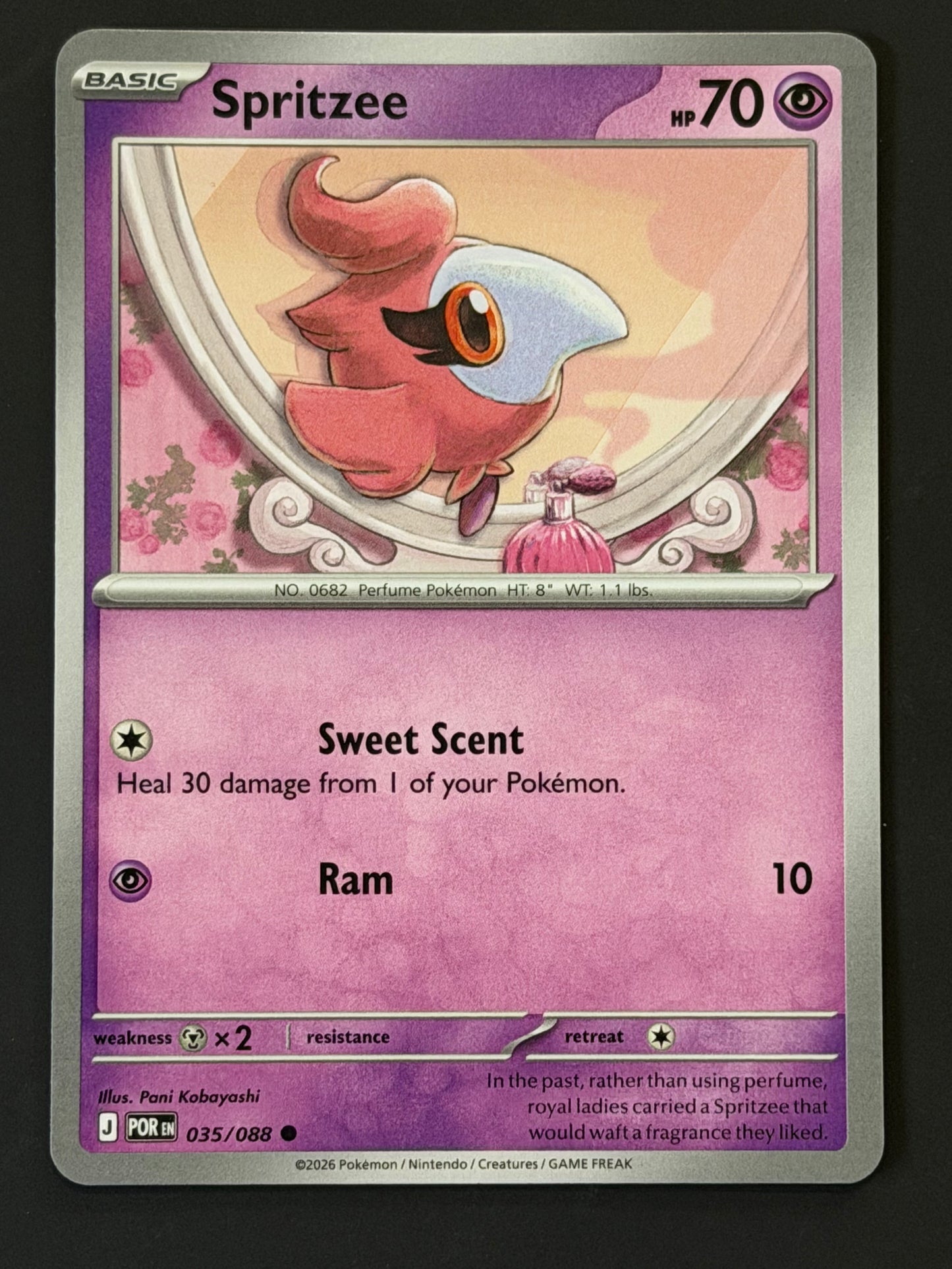035/088 Spritzee - Pokémon Perfect Order Common