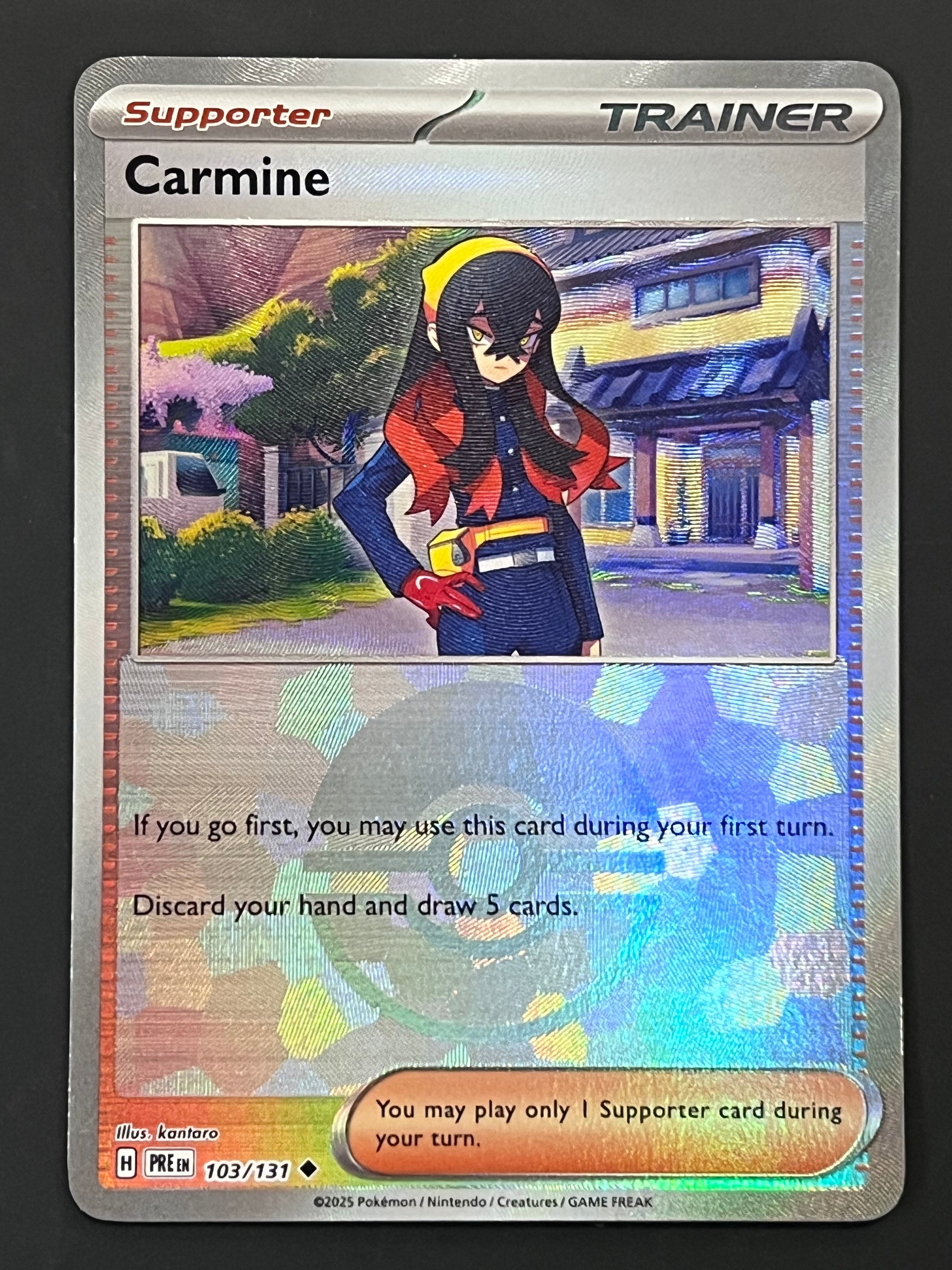 carmine pokemon card 103/131 Carmine