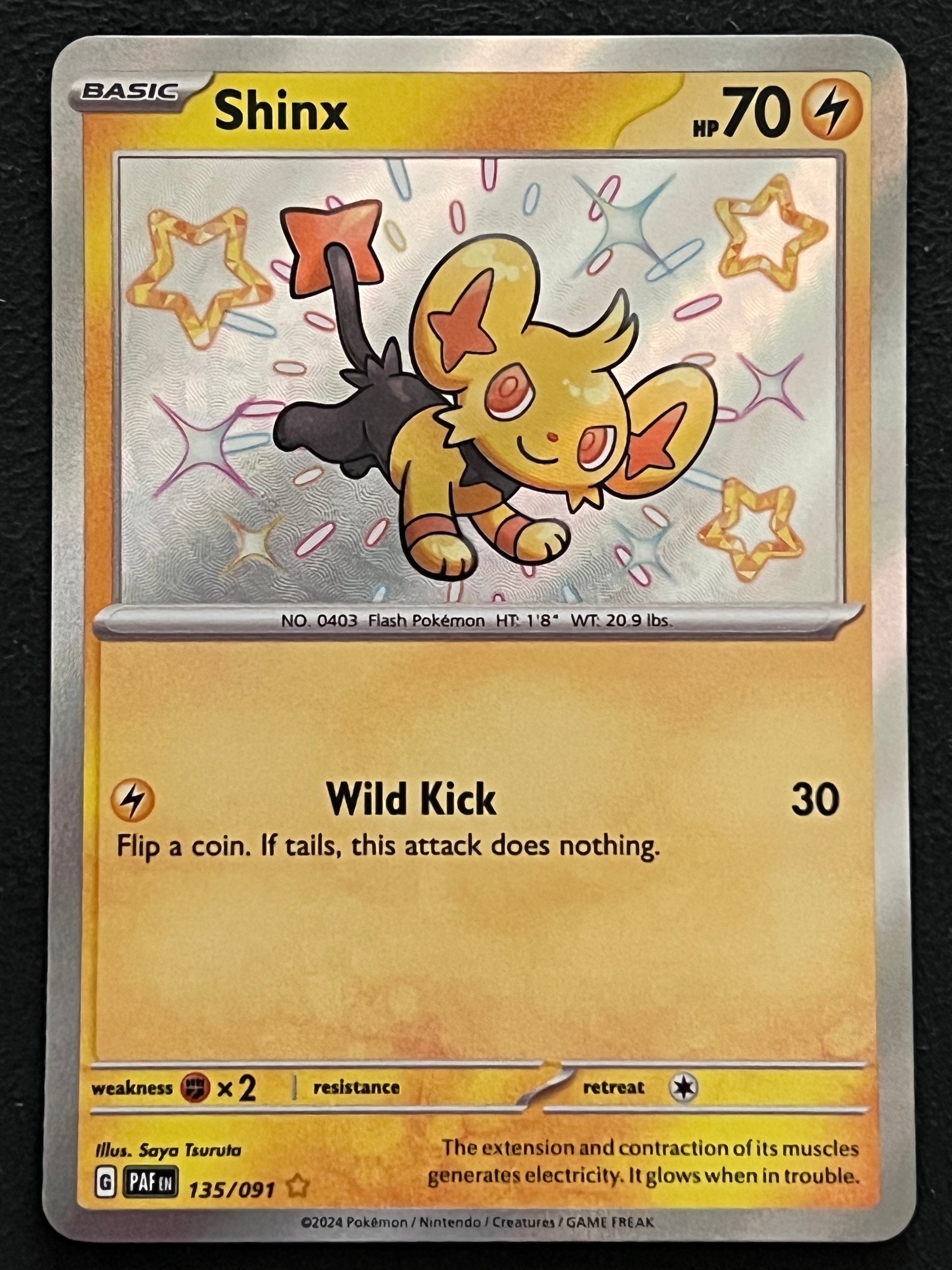pokemon card shinx 135/091 Shinx