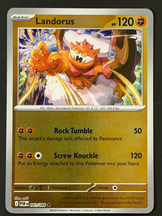 041/088 Landorus - Pokémon Perfect Order Rare Reverse