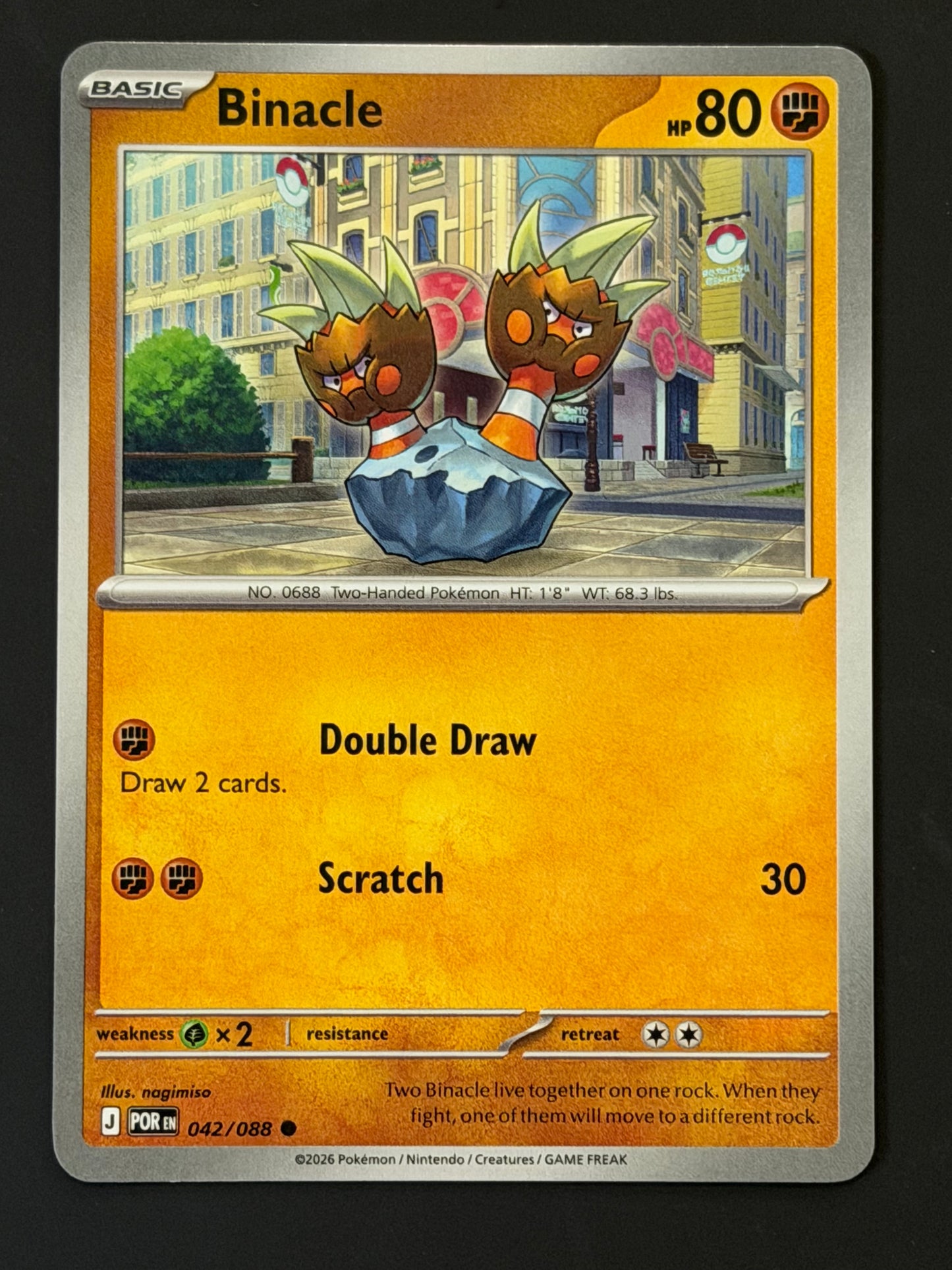 042/088 Binacle - Pokémon Perfect Order Common