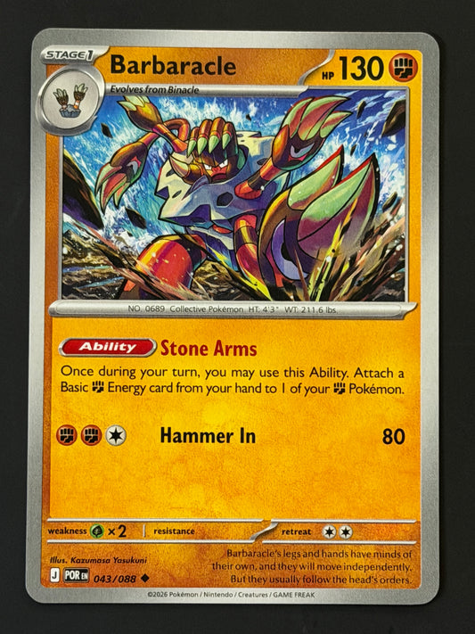 043/088 Barbaracle - Pokémon Perfect Order Uncommon