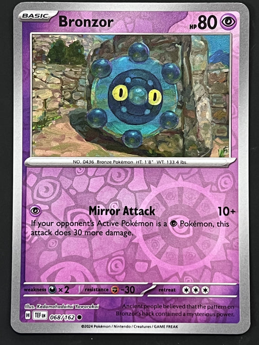068/162 Bronzor - Pokémon Temporal Forces Common Reverse