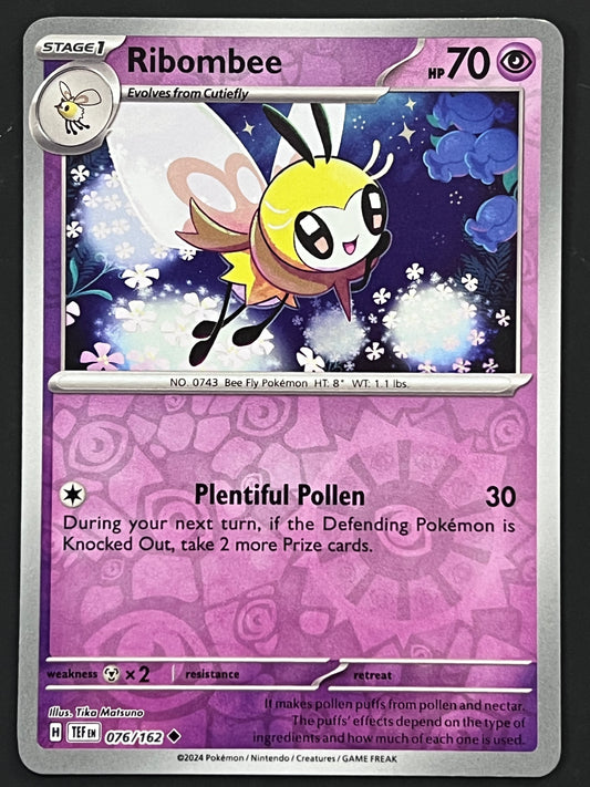 076/162 Ribombee - Pokémon Temporal Forces Uncommon Reverse