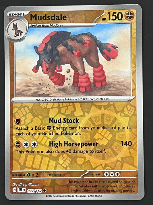 092/162 Mudsdale - Pokémon Temporal Forces Uncommon Reverse
