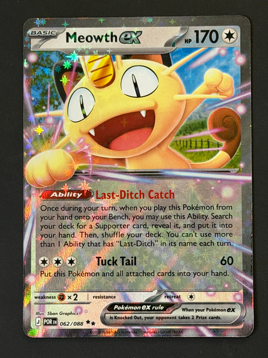062/088 Meowth ex - Pokémon Perfect Order Double Rare