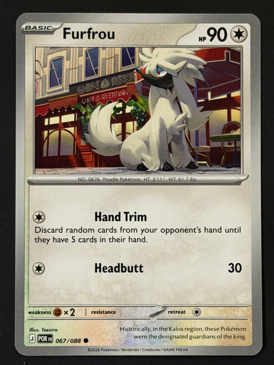 067/088 Furfrou - Pokémon Perfect Order Common
