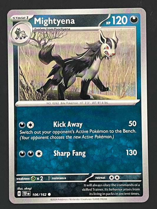 106/162 Mightyena - Pokémon Temporal Forces Common