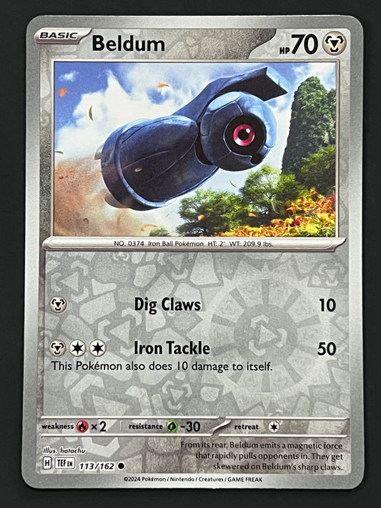 113/162 Beldum - Pokémon Temporal Forces Common Reverse