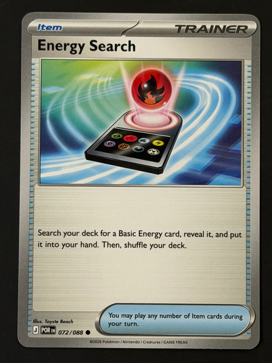 072/088 Energy Search - Pokémon Perfect Order Common